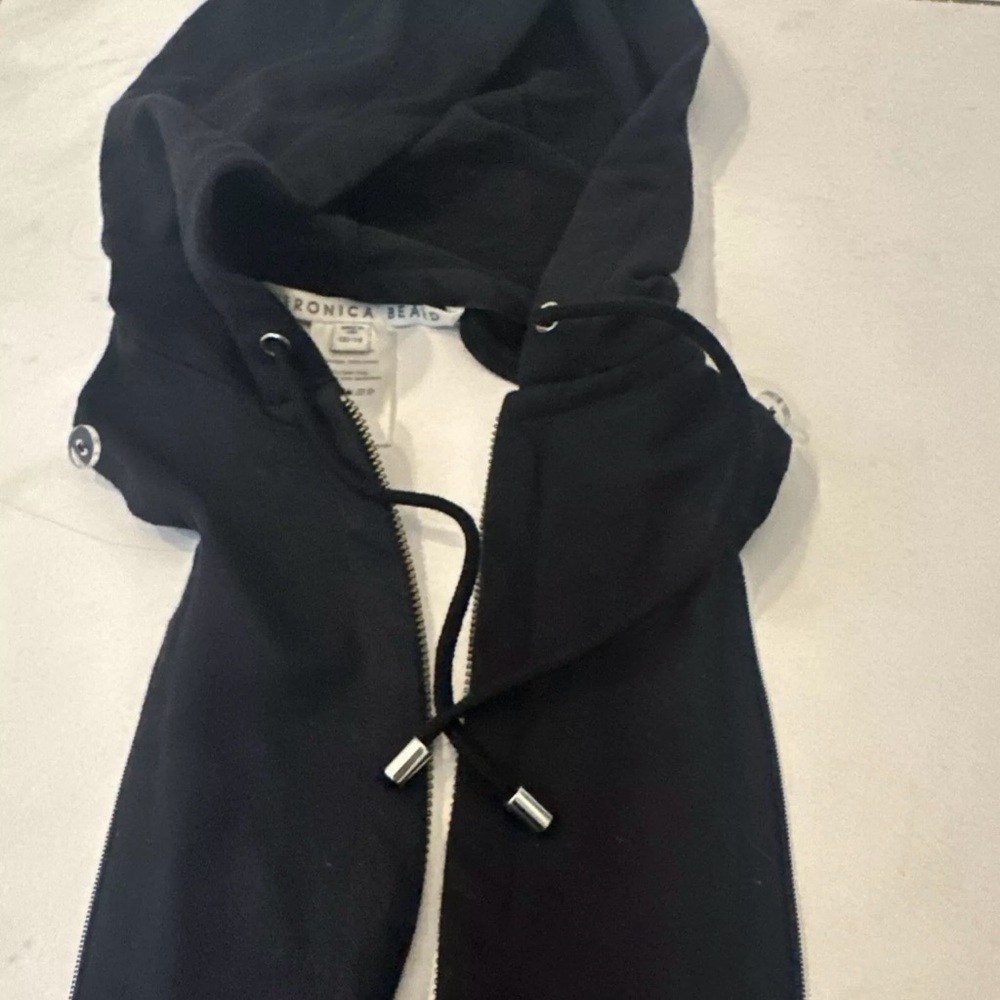 Veronica Beard Hooded sweatshirt dickey black!!